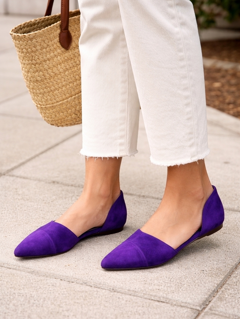 Jenni Kayne‎ Purple suede flats 40/10